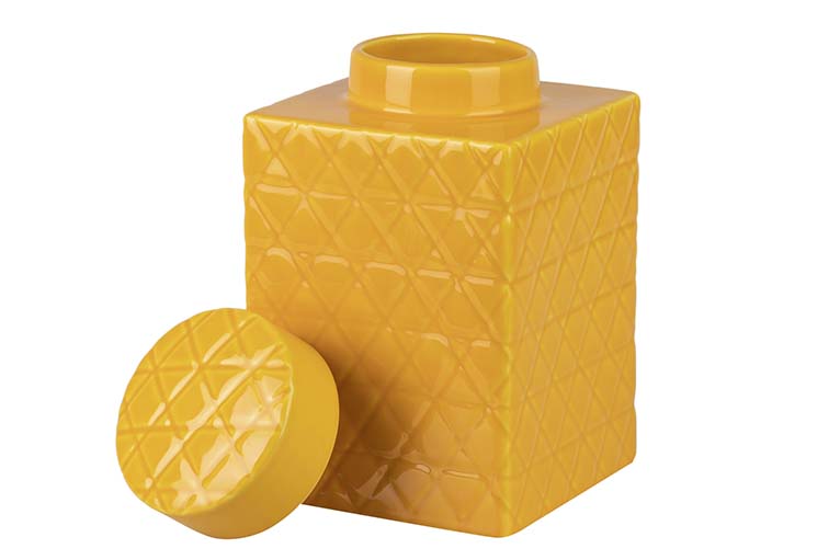 TIBOR CERAMICA AMARILLO 16x16x26 CM