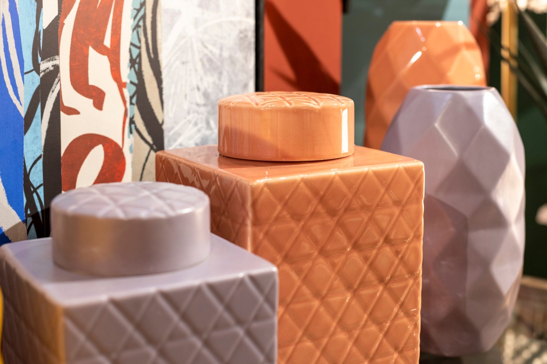 TIBOR CERAMICA ROSA 19x19x31 CM