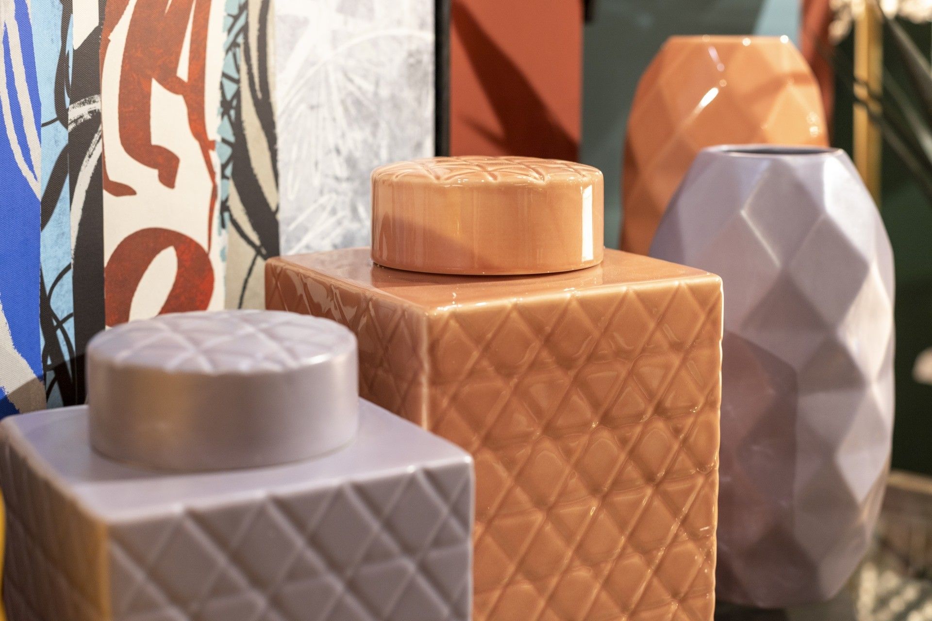 TIBOR CERAMICA ROSA 19x19x31 CM