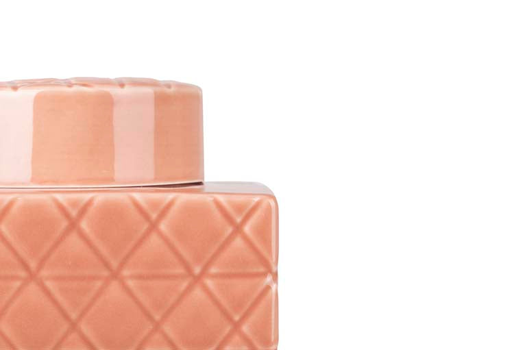 TIBOR CERAMICA ROSA 19x19x31 CM