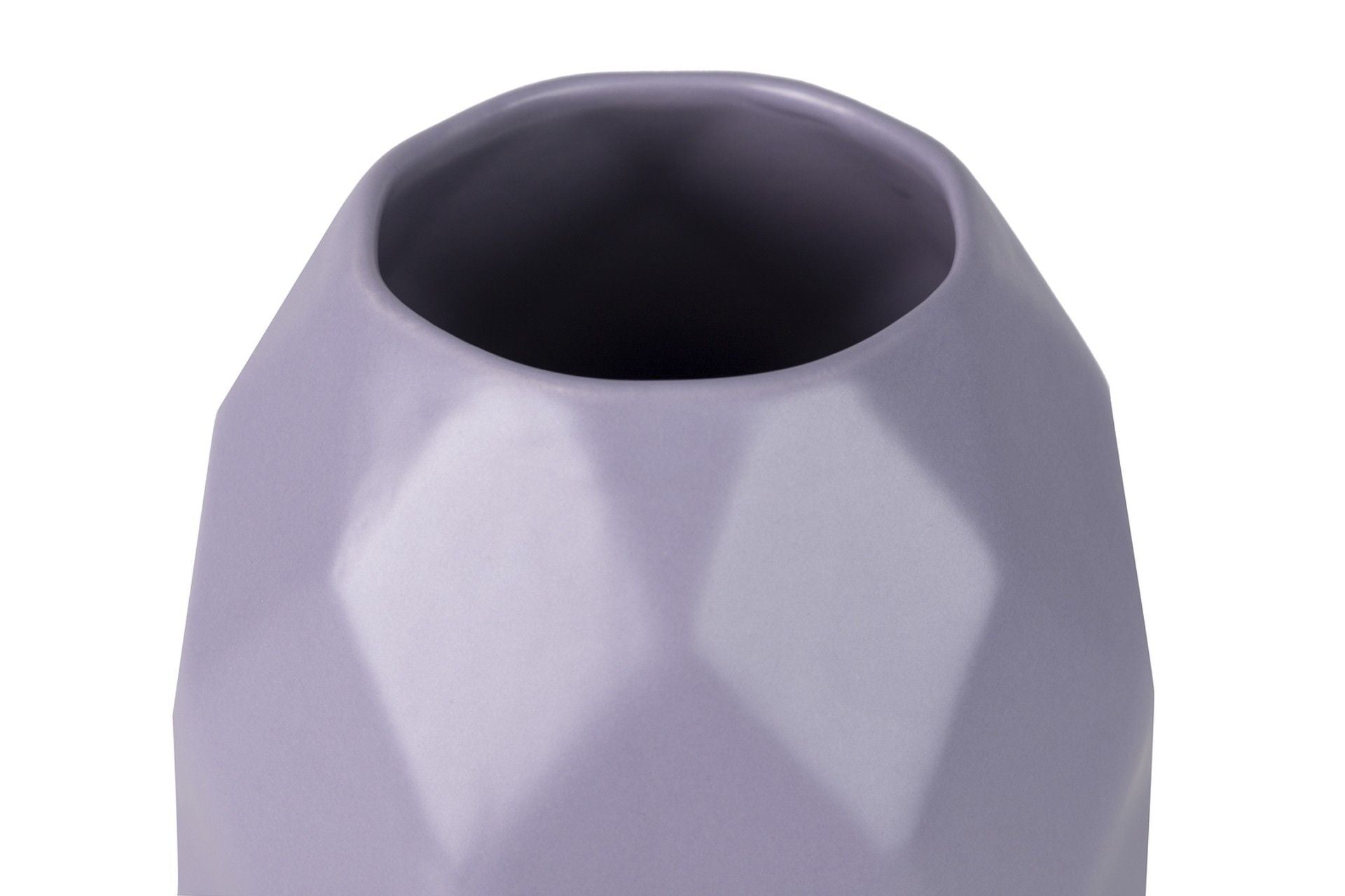 JARRON CERAMICA MORADO MATE 17x17x30 CM