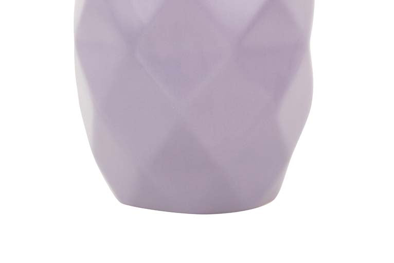 VASO DE CERÂMICA ROXO FOSCO 17x17x30 CM