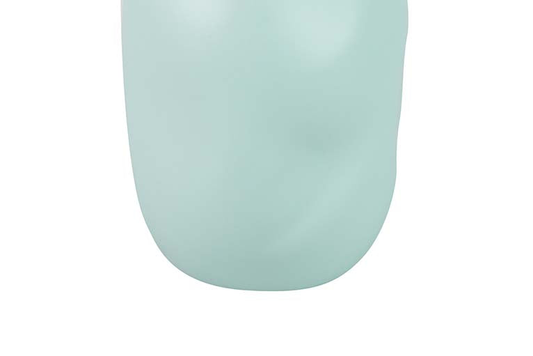 JARRON CERAMICA AZUL TURQUESA MATE 16x16x30 CM