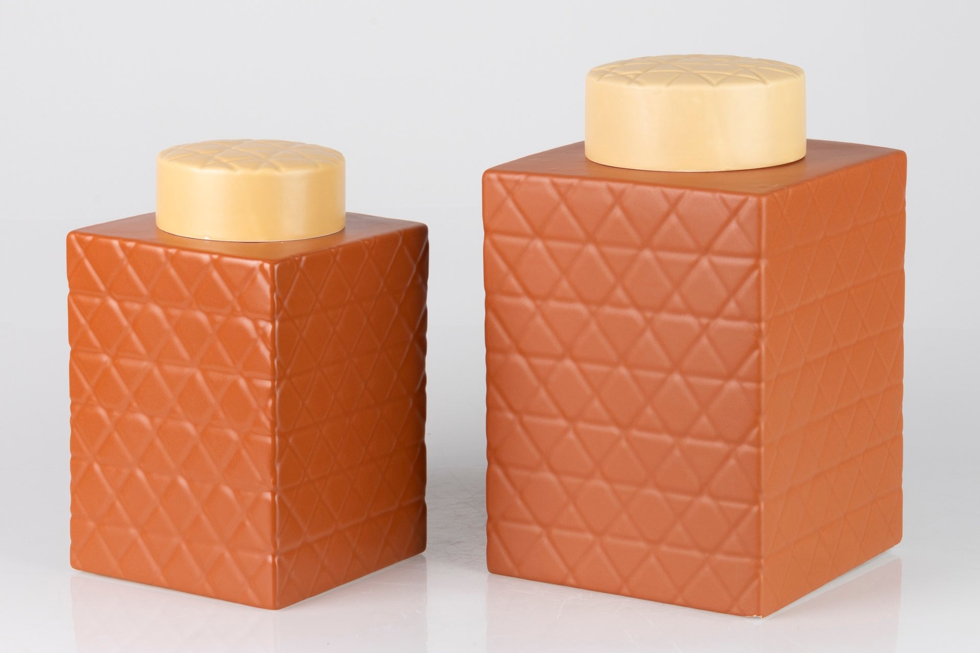 TIBOR CERAMICA NARANJA MATE 19x19x31 CM