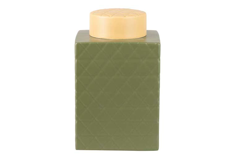 TIBOR CERAMICA VERDE MATE 19x19x31 CM