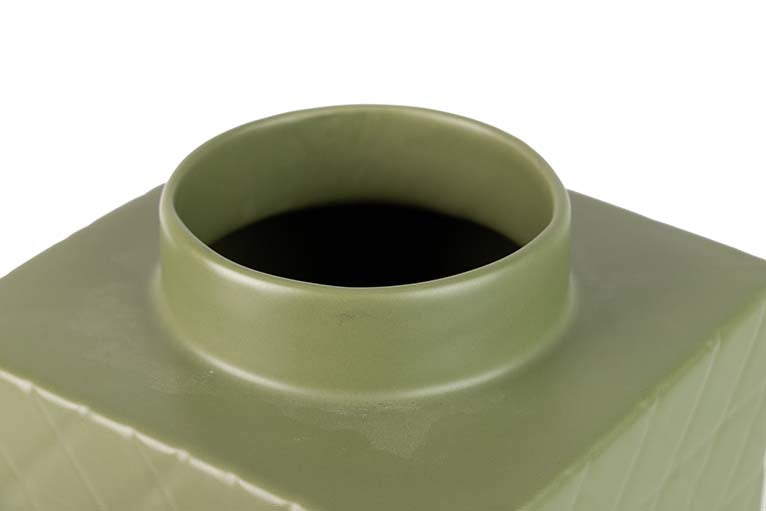 TIBOR CERAMICA VERDE MATE 19x19x31 CM