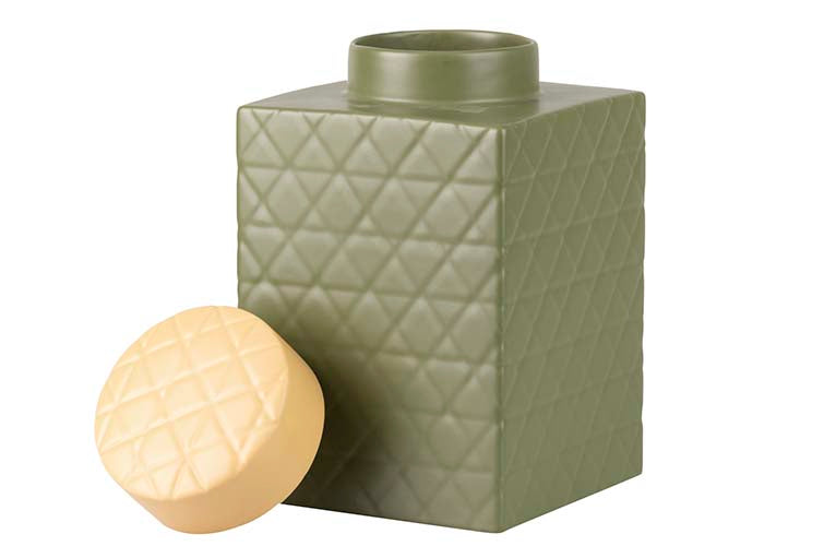 TIBOR CERAMICA VERDE MATE 19x19x31 CM