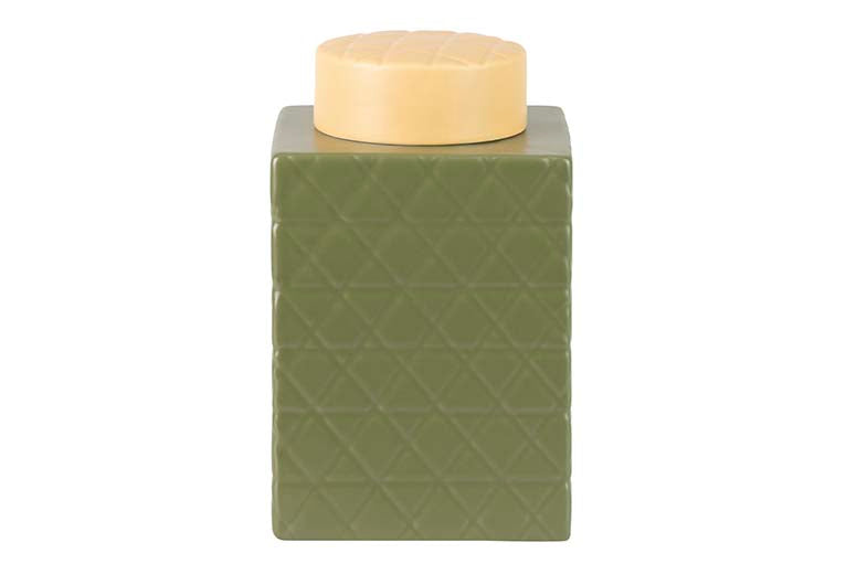 TIBOR CERAMICA VERDE MATE 16x16x26 CM