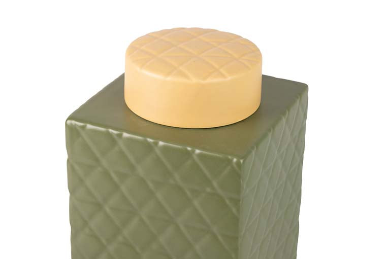 TIBOR CERAMICA VERDE MATE 16x16x26 CM