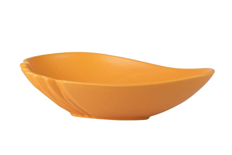 CENTRO DE MESA CERAMICA AMARILLO 40x27x10 CM