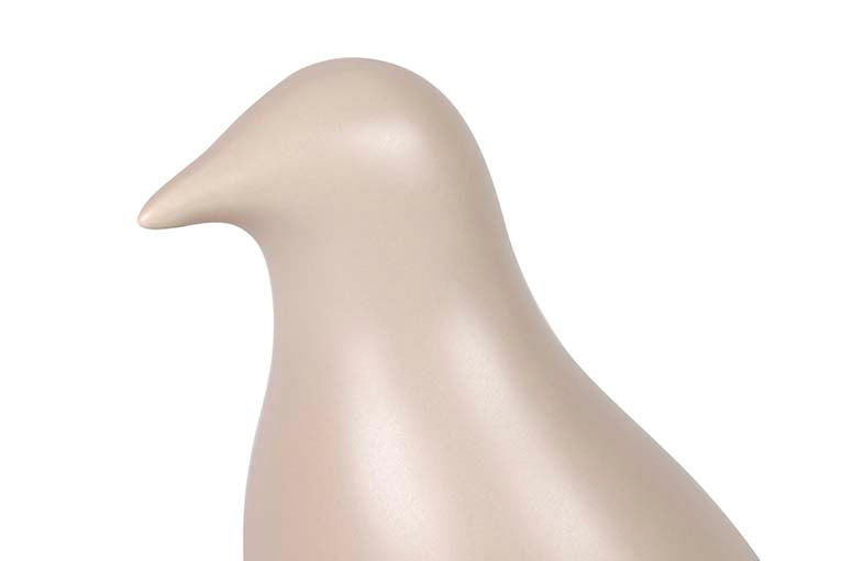PAJARO CERAMICA BEIGE 24x10x20 CM