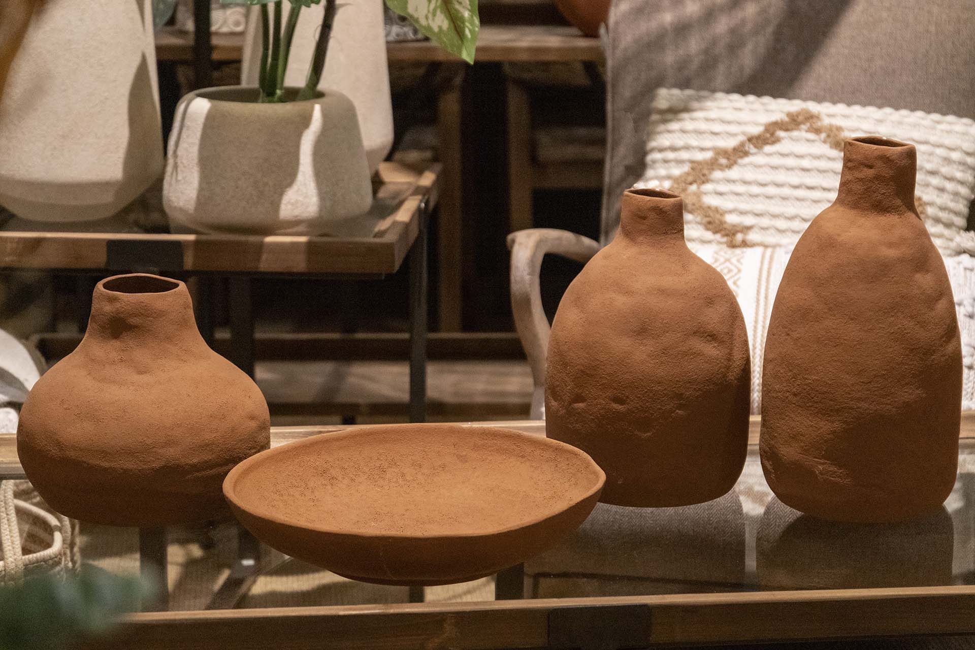 JARRON CERAMICA TERRACOTA 20x20x38 CM