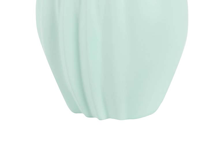 VASO DE CERÂMICA TURQUESA FOSCO 22x19x45 CM
