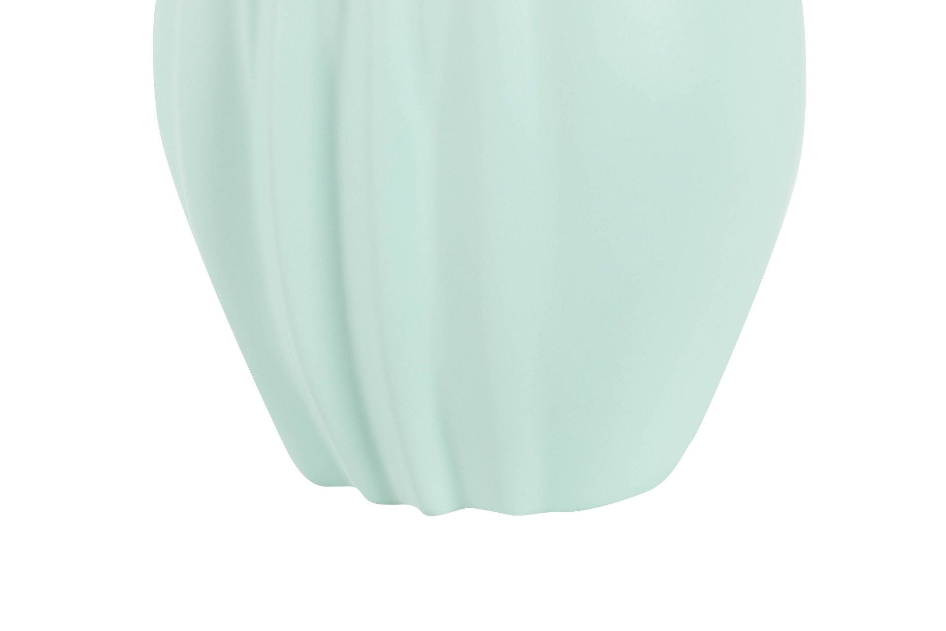 JARRON CERAMICA TURQUESA MATE 22x19x45 CM