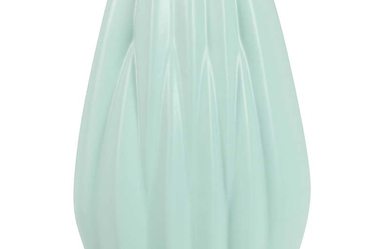 VASO DE CERÂMICA TURQUESA FOSCO 22x19x45 CM
