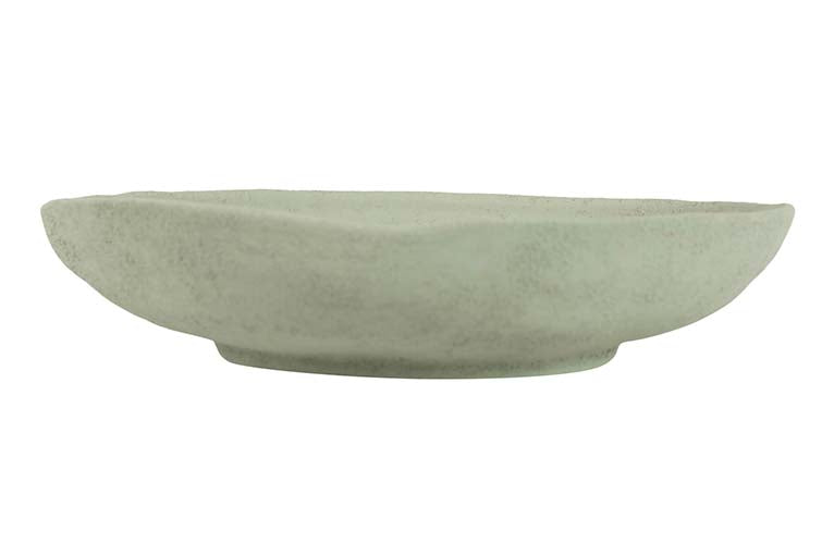 CENTRO DE MESA CERAMICA VERDE 36x36x8 CM