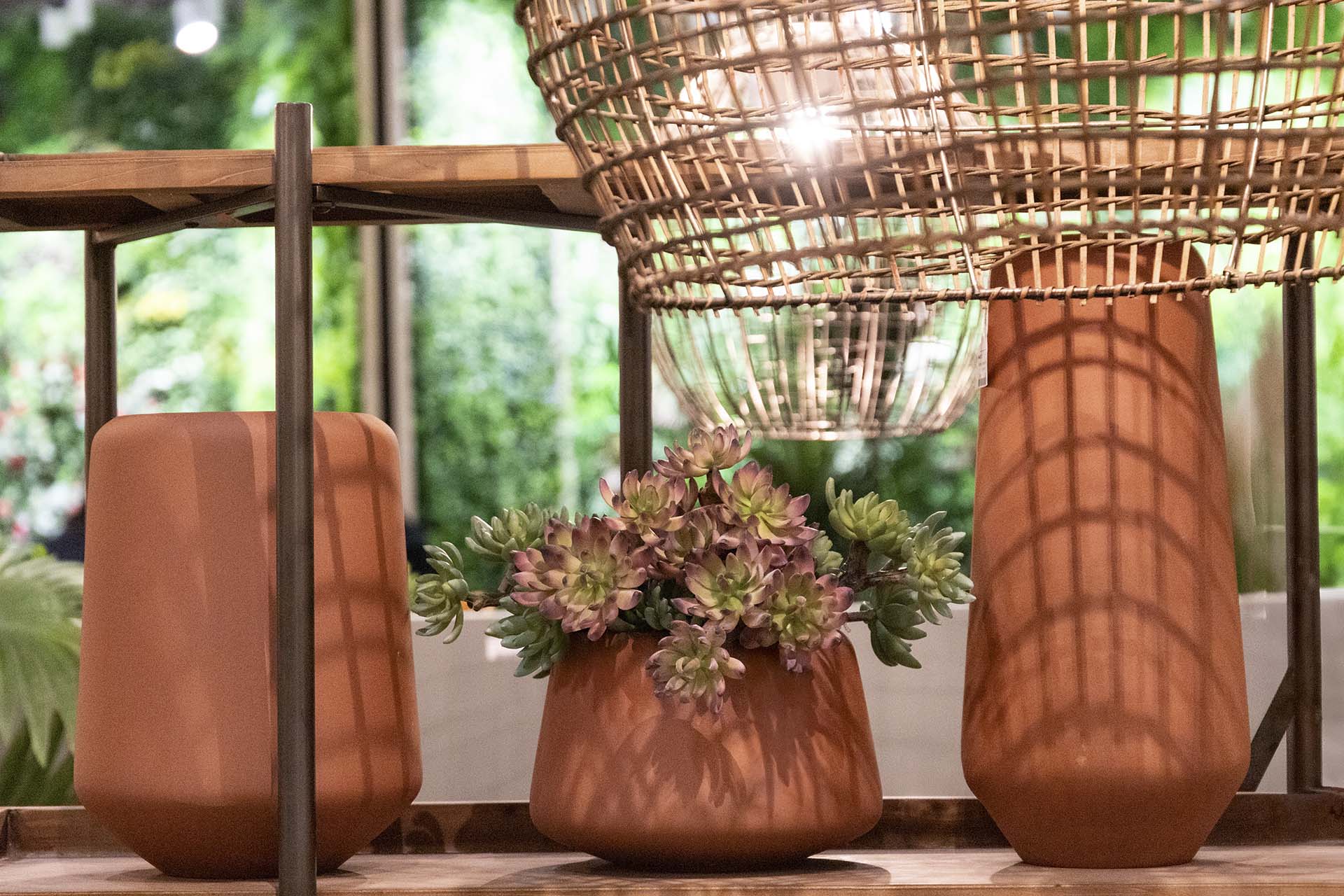 JARRON CERAMICA TERRACOTA 20x20x44 CM