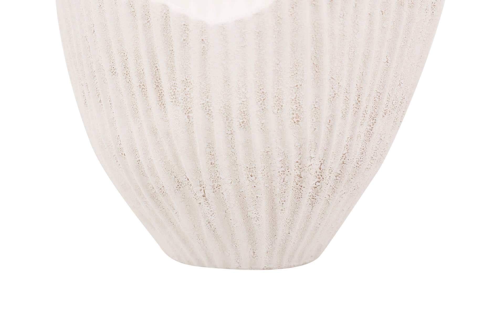 WHITE CERAMIC CENTER CENTER 23x21x17 CM