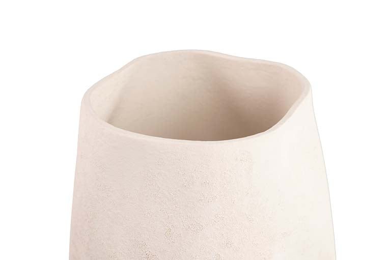 JARRON CERAMICA BLANCO 19x19x36 CM