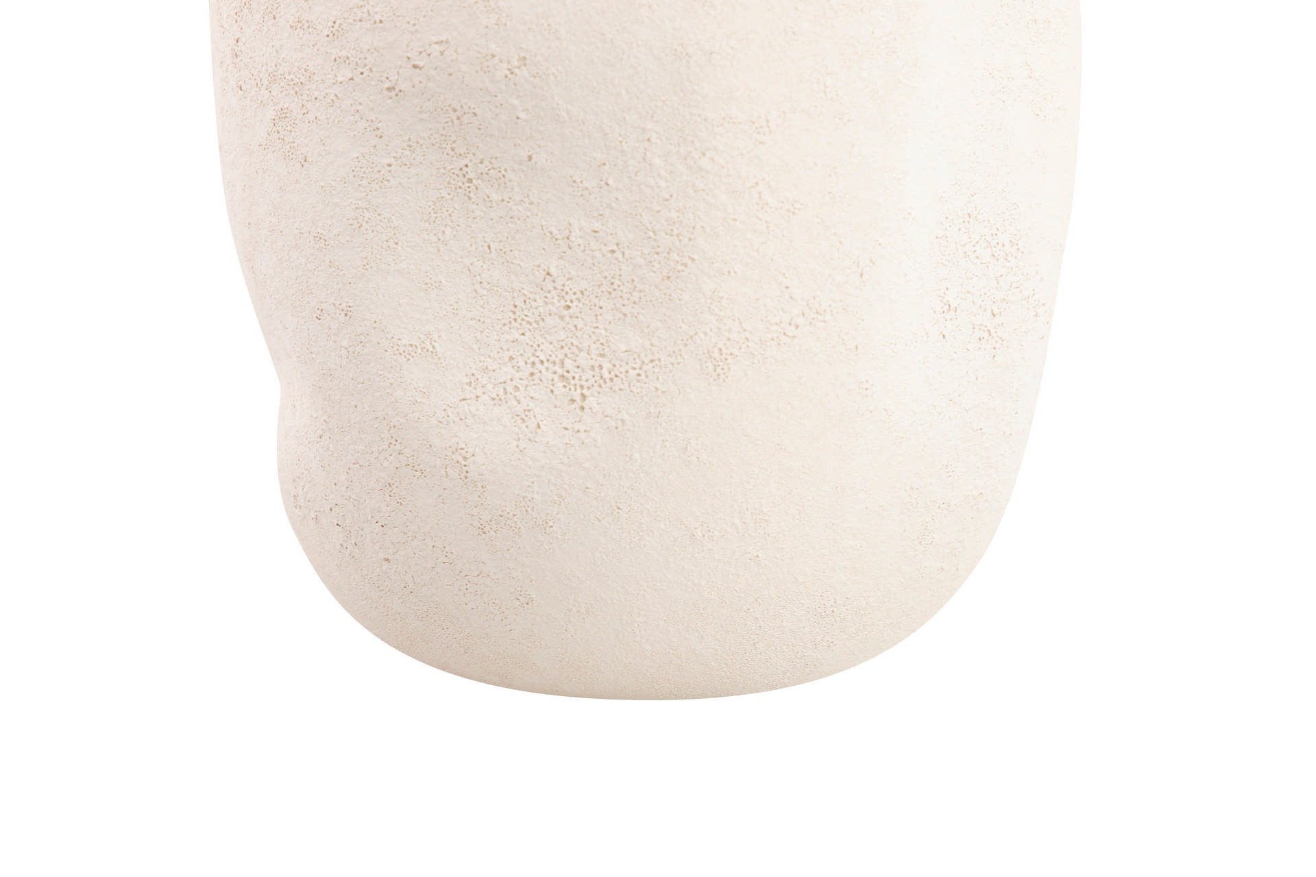 WHITE CERAMIC VASE 19x19x36 CM