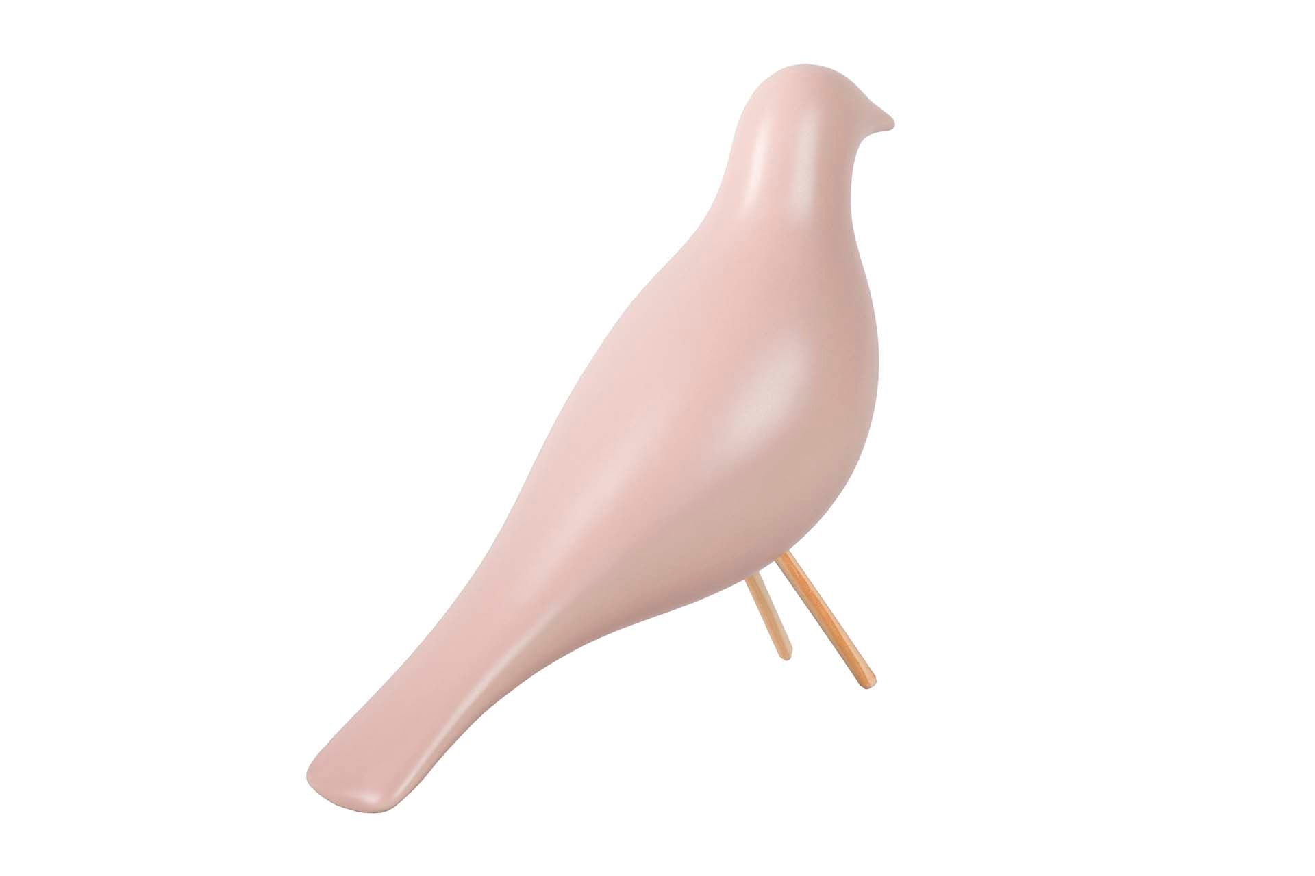 PINK MATTE BIRD 25x10x21 CM
