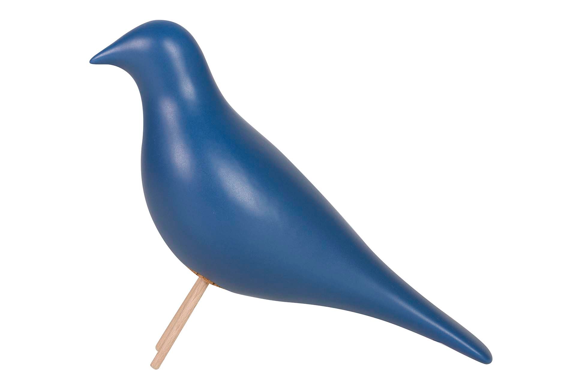 BLUE CERAMIC BIRD 24x10x20 CM