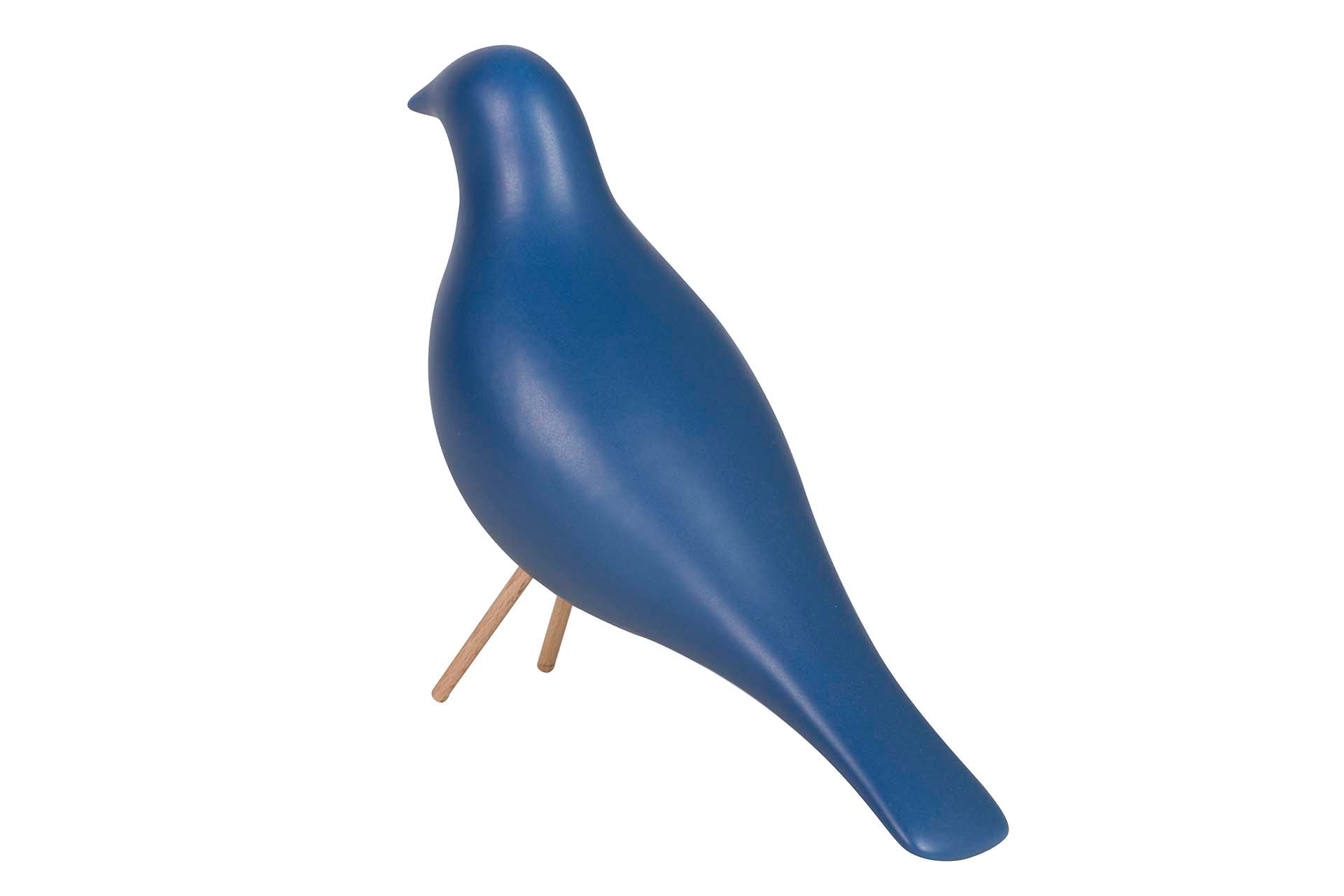BLUE CERAMIC BIRD 24x10x20 CM