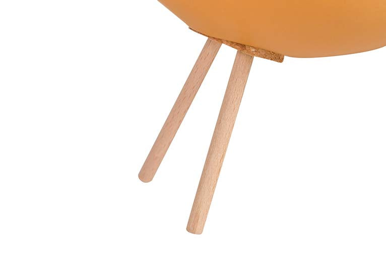 PAJARO CERAMICA AMARILLA 24x10x20 CM