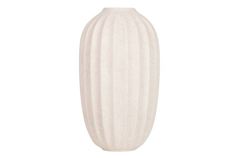 JARRON CERAMICA BEIGE 17x17x30 CM