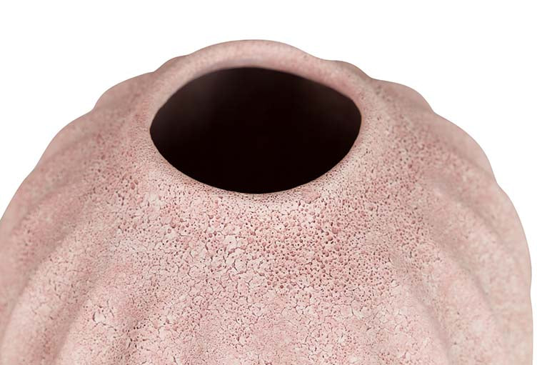VASO DE CERÂMICA ROSA 17x17x30 CM
