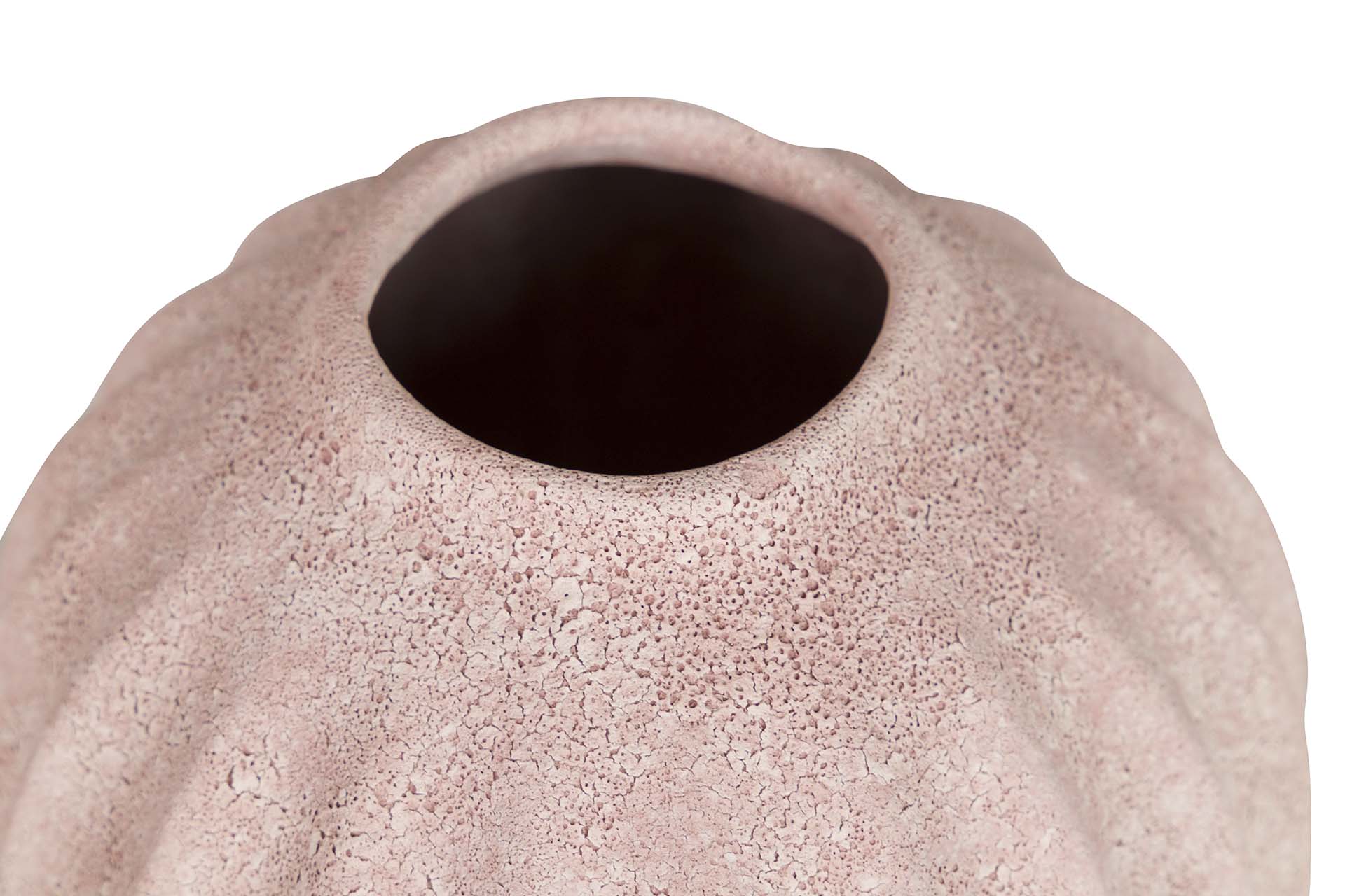 PINK CERAMIC VASE 17x17x30 CM