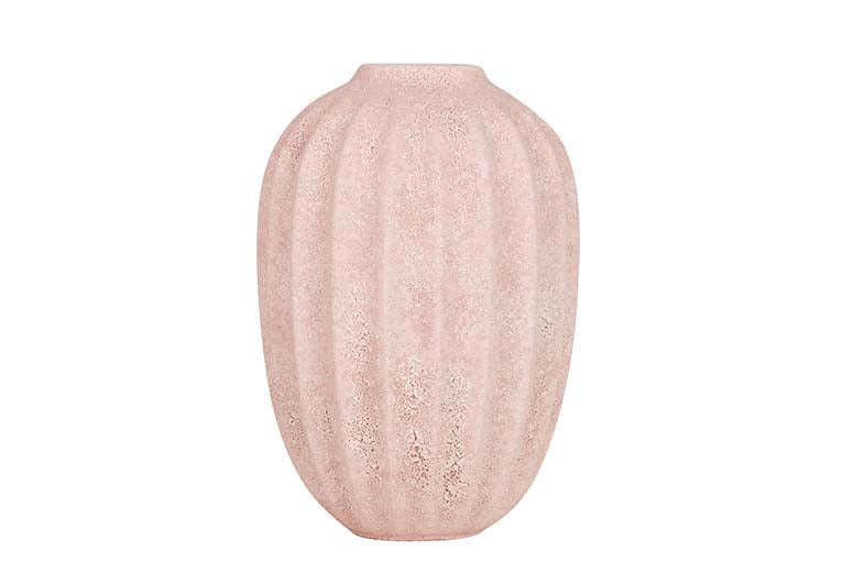 JARRON CERAMICA ROSA 17x17x24 CM