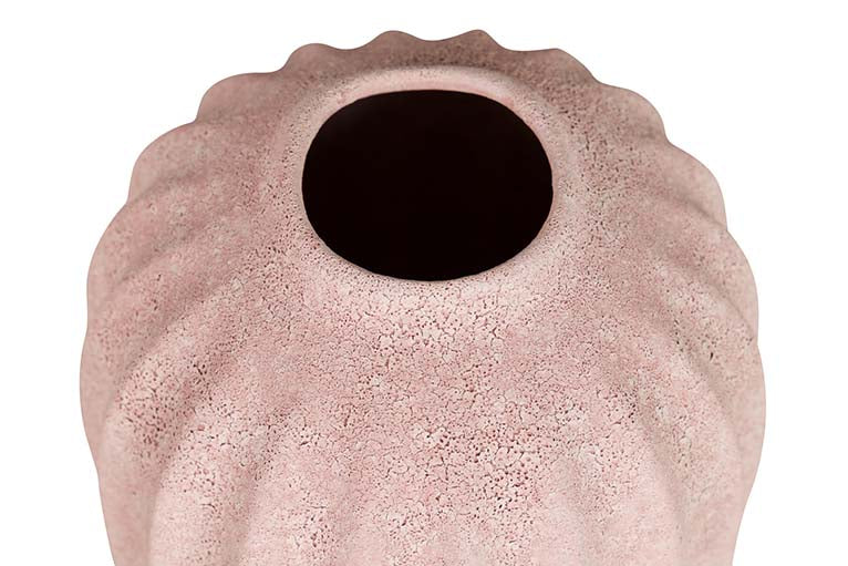 JARRON CERAMICA ROSA 17x17x24 CM