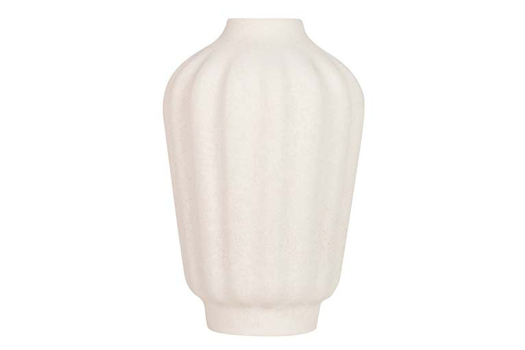 BEIGE CERAMIC VASE 20x20x30 CM