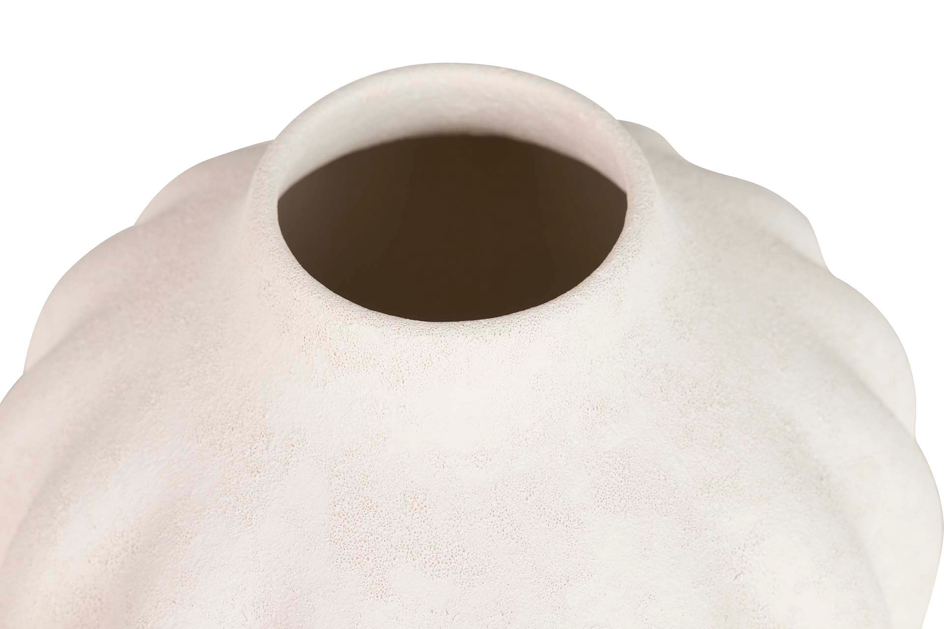 BEIGE CERAMIC VASE 20x20x30 CM