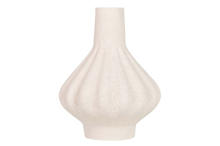 JARRON CERAMICA BEIGE 22x22x28 CM