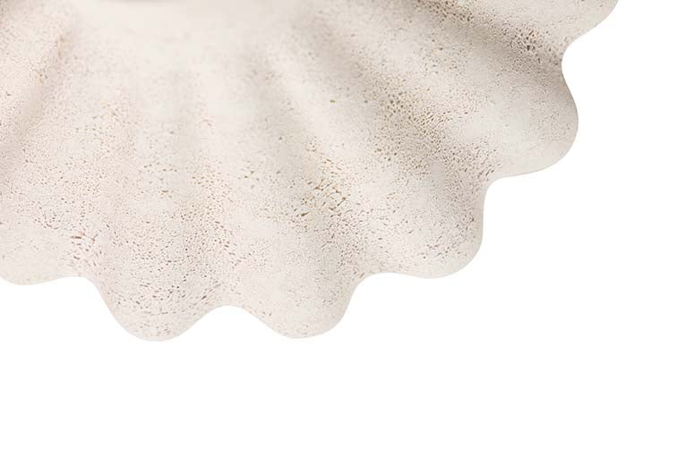 JARRON CERAMICA BEIGE 22x22x28 CM