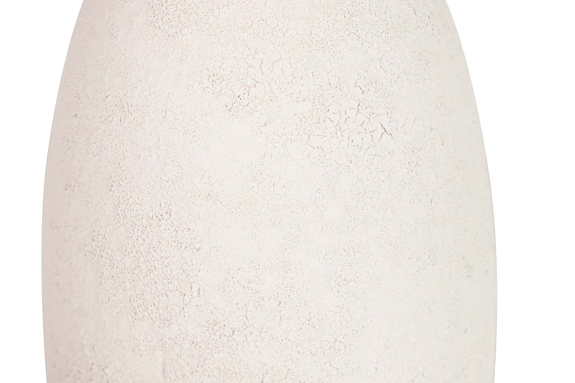 BEIGE CERAMIC VASE 16x16x37 CM