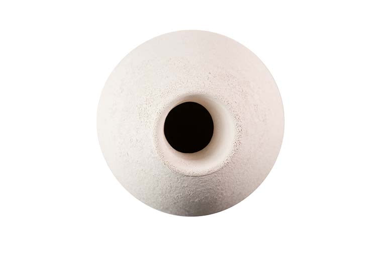 JARRON CERAMICA BEIGE 16x16x37 CM