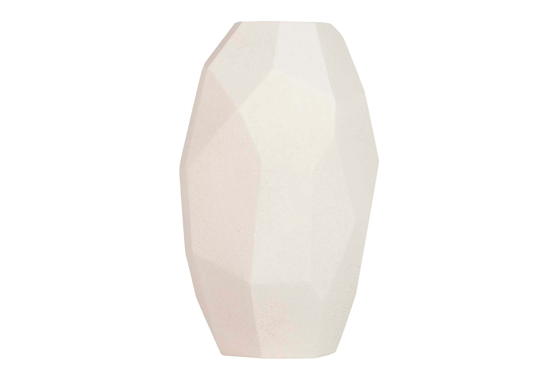 BEIGE CERAMIC VASE 27x27x48 CM