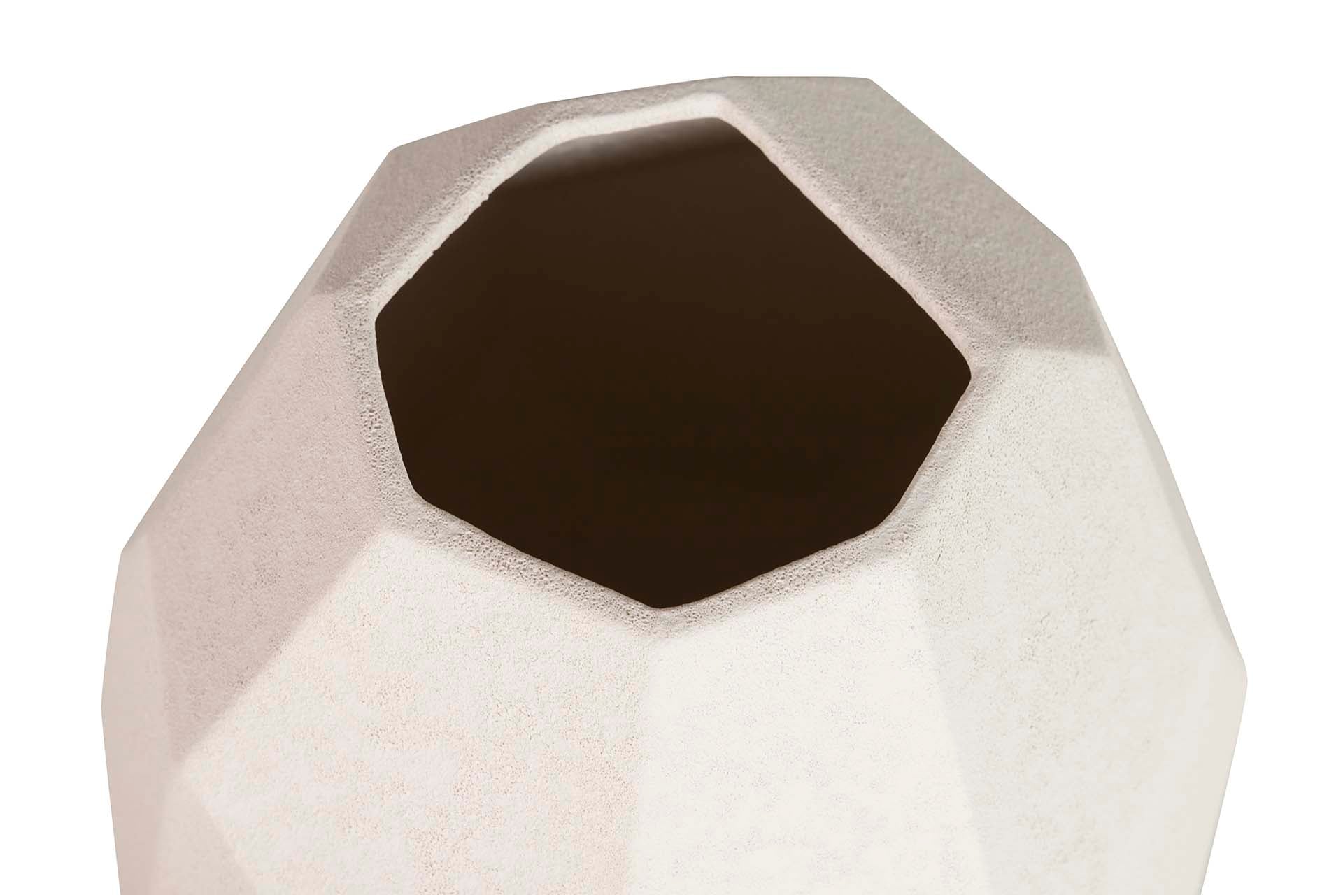 BEIGE CERAMIC VASE 27x27x48 CM