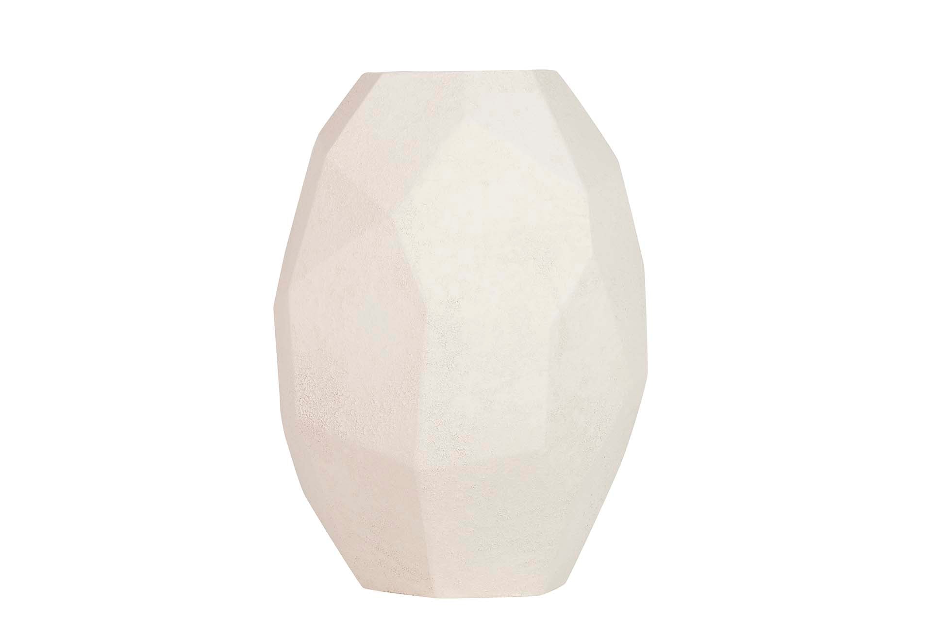 BEIGE CERAMIC VASE 25x25x36 CM