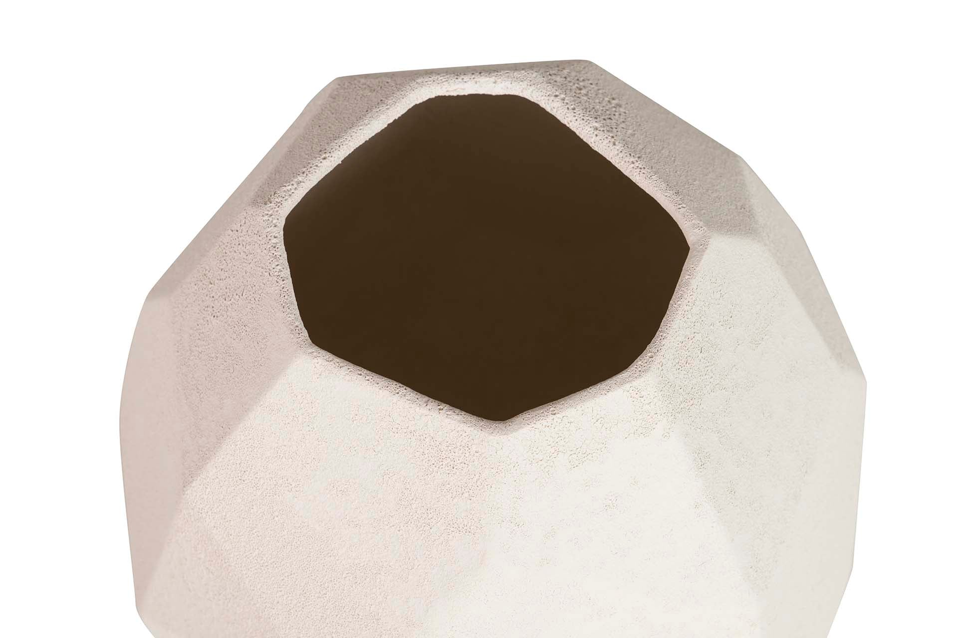 BEIGE CERAMIC VASE 25x25x36 CM