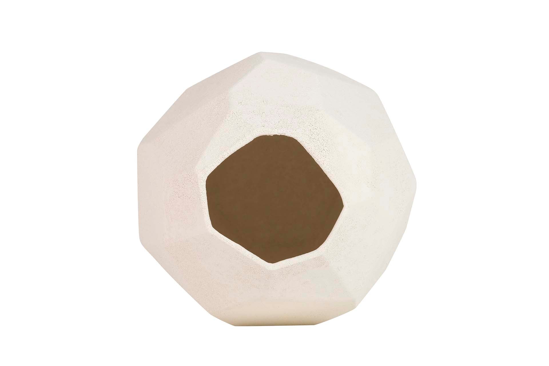 BEIGE CERAMIC VASE 25x25x36 CM