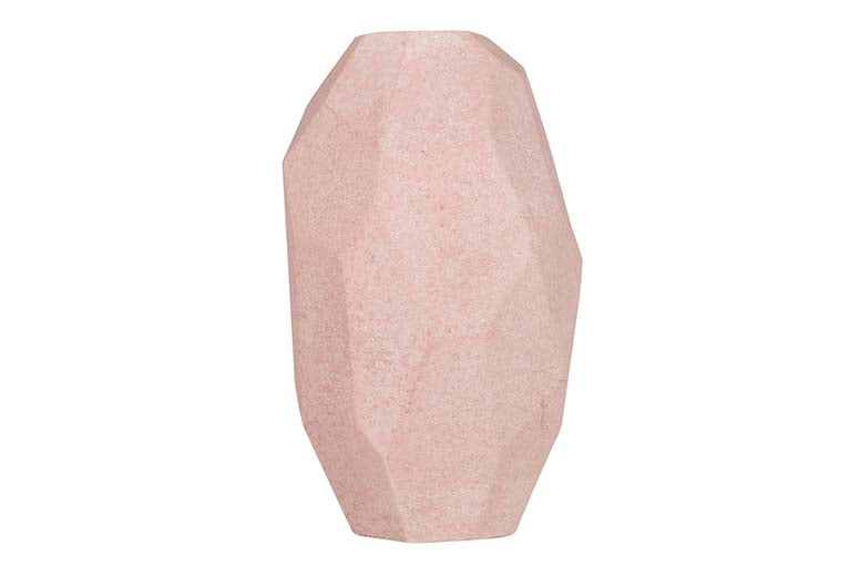 JARRON CERAMICA ROSA 27x27x48 CM