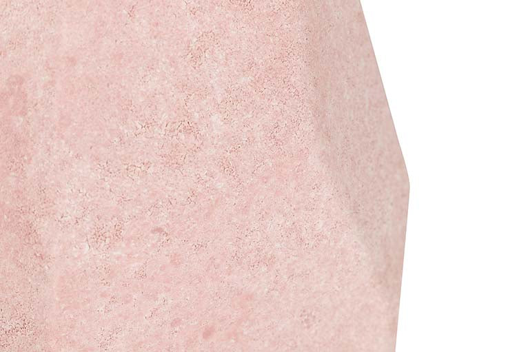 PINK CERAMIC VASE 27x27x48 CM