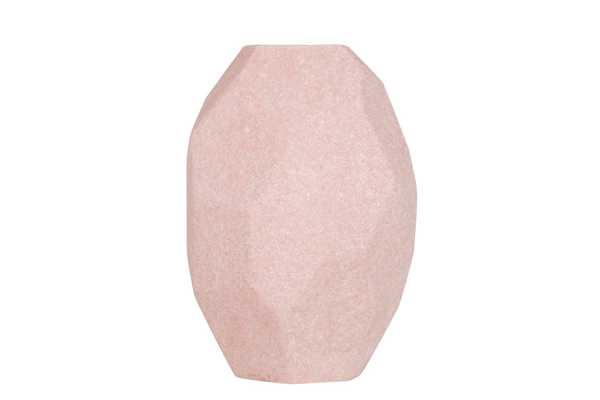 JARRON CERAMICA ROSA 25x25x36 CM