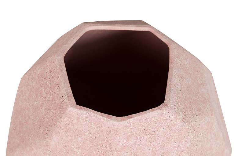 PINK CERAMIC VASE 25x25x36 CM