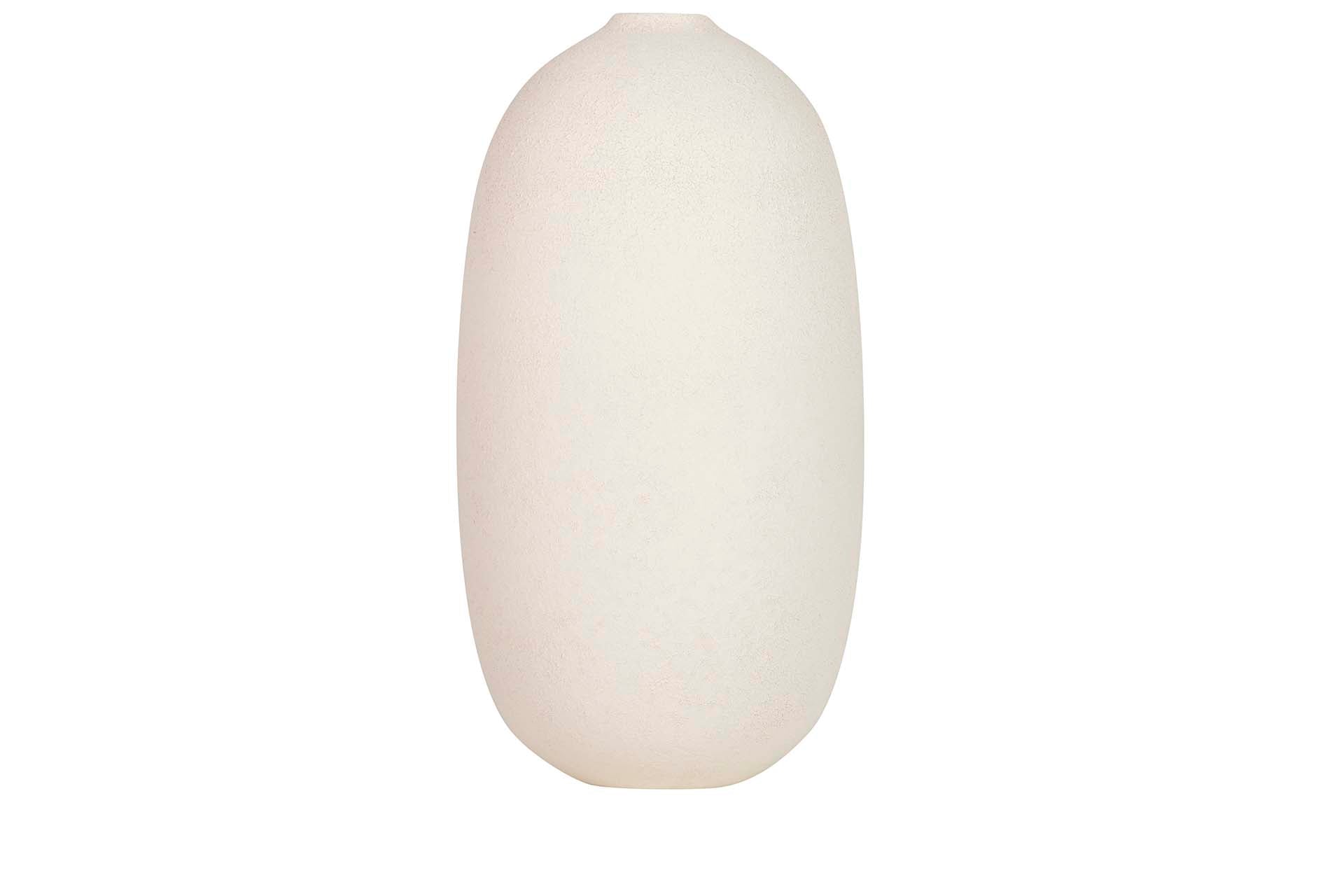 BEIGE CERAMIC VASE 21x21x40 CM