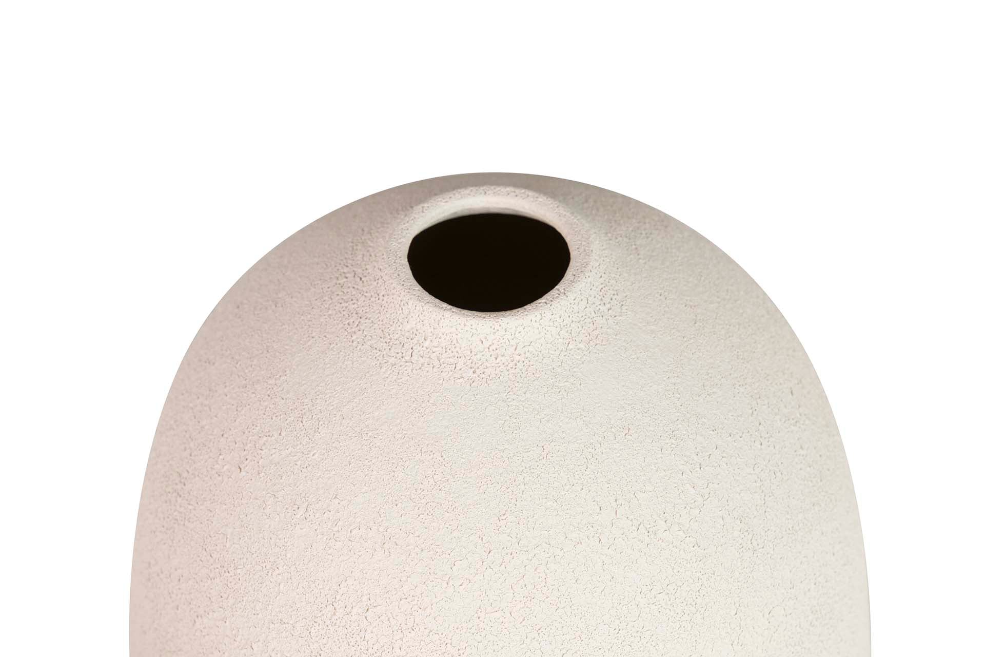 BEIGE CERAMIC VASE 21x21x40 CM